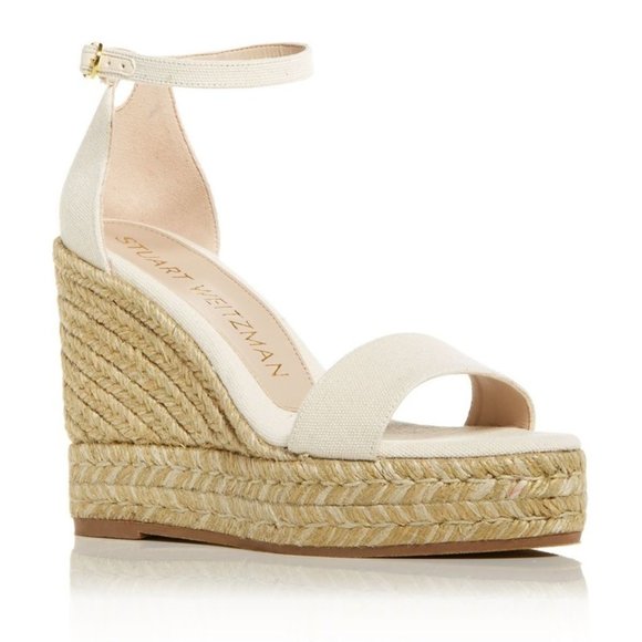Stuart Weitzman Shoes - Stuart Weitzman Women's Wedge Platform Espadrille Sandals NIB